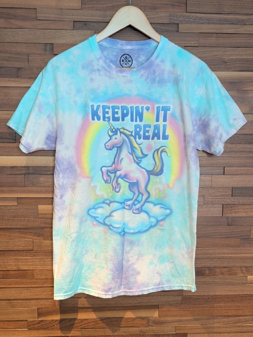 Keepin' It Real Umnicorn Tie-Dye Women's Tee - Pastel
